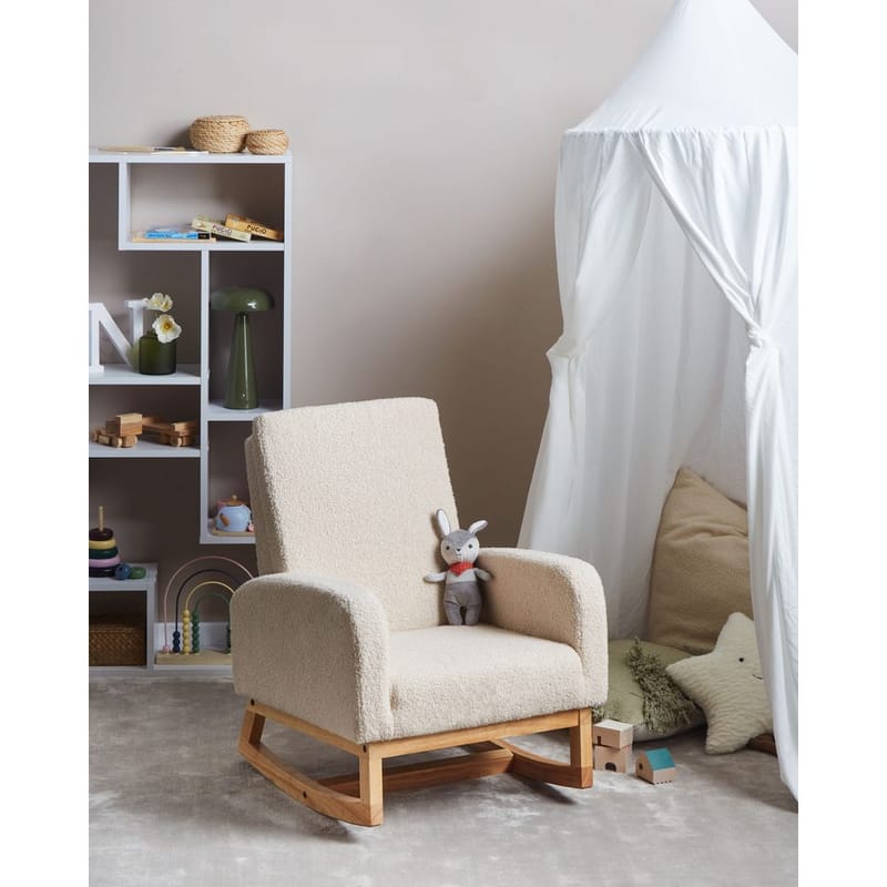 Gyngestol Norby - Beige, lyst tre - Møbler - Stoler & lenestoler - Gyngestoler