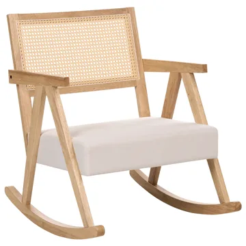 Gyngestol Rya - Lysebrun, lys beige - Møbler - Stoler & lenestoler - Gyngestoler