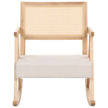 Gyngestol Rya - Lysebrun, lys beige - Møbler - Stoler & lenestoler - Gyngestoler