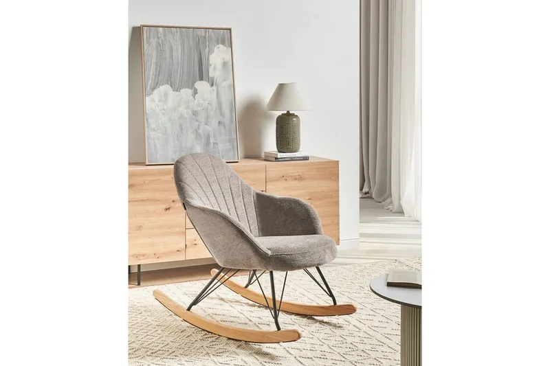 Gyngestol Skale - Beige, svart, brun - Møbler - Stoler & lenestoler - Lenestoler