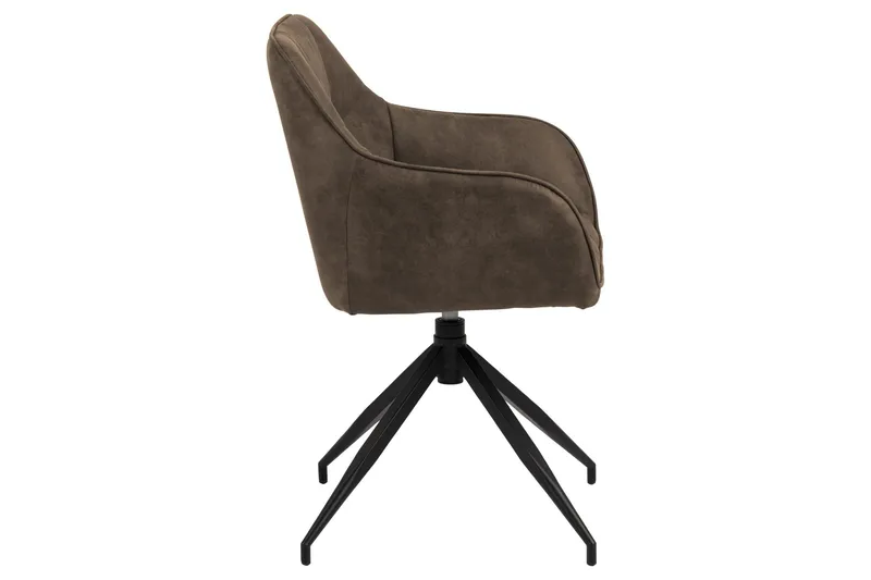 Harford Lenestol - Brun - Møbler - Stoler & lenestoler - Spisestuestoler & kjøkkenstoler