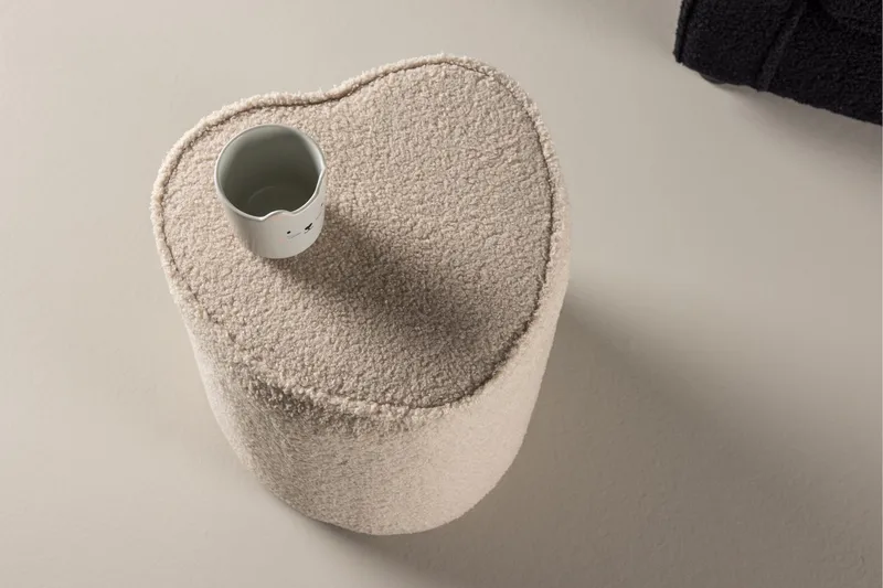 Heart Sittepuff - Beige - Møbler - Stoler & lenestoler - Krakk