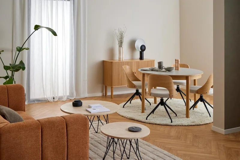 Hellerik Spisestol - Beige - Møbler - Stoler & lenestoler - Spisestuestoler & kjøkkenstoler