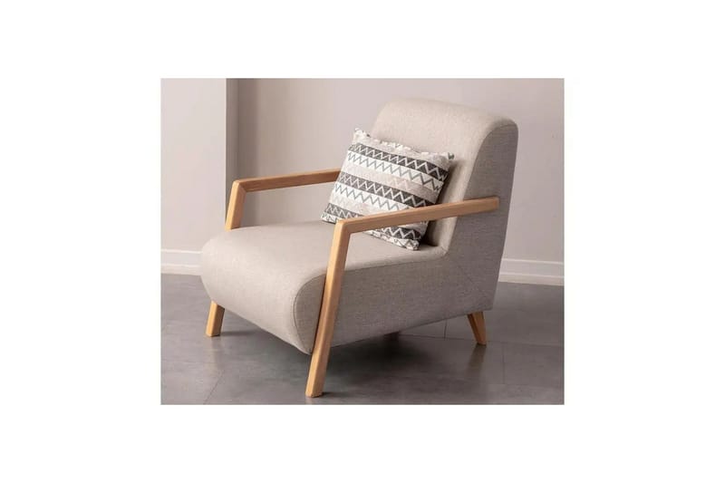 Hemi Lenestol - Kremhvit - Møbler - Stoler & lenestoler - Lenestoler