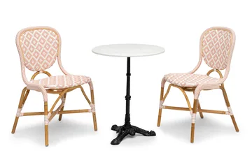 Hillerstorp Holmenäs Caféstol 2-pakning - Rosa - Møbler - Stoler & lenestoler - Spisestuestoler & kjøkkenstoler