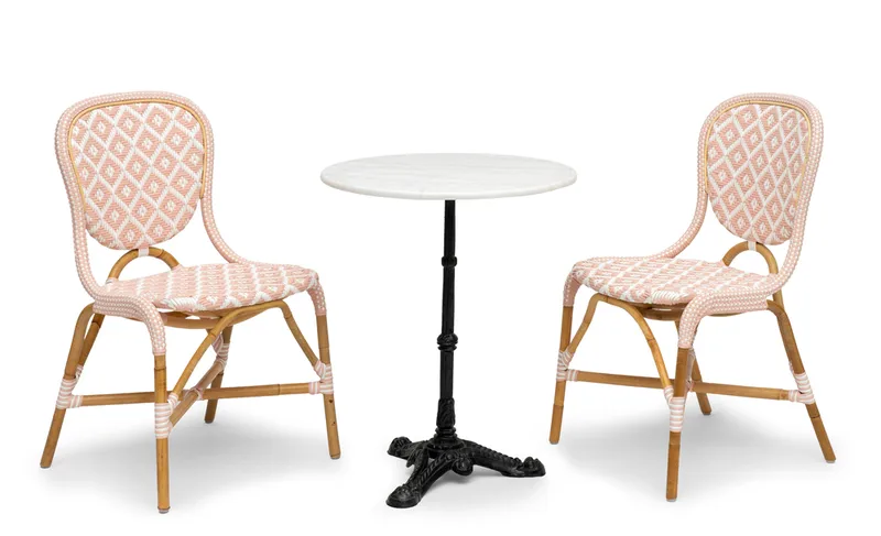 Hillerstorp Holmenäs Caféstol 2-pakning - Rosa - Møbler - Stoler & lenestoler - Spisestuestoler & kjøkkenstoler