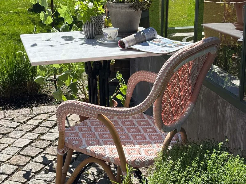 Hillerstorp Holmenäs Kaféstol 2-pakning - Rosa - Møbler - Stoler & lenestoler - Karmstoler
