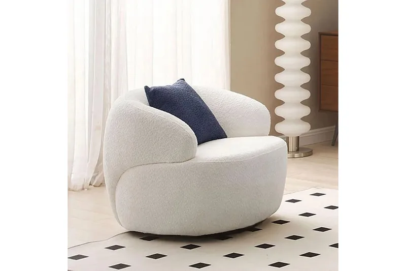 Hungirr Lenestol - Hvit - Møbler - Stoler & lenestoler - Lenestoler