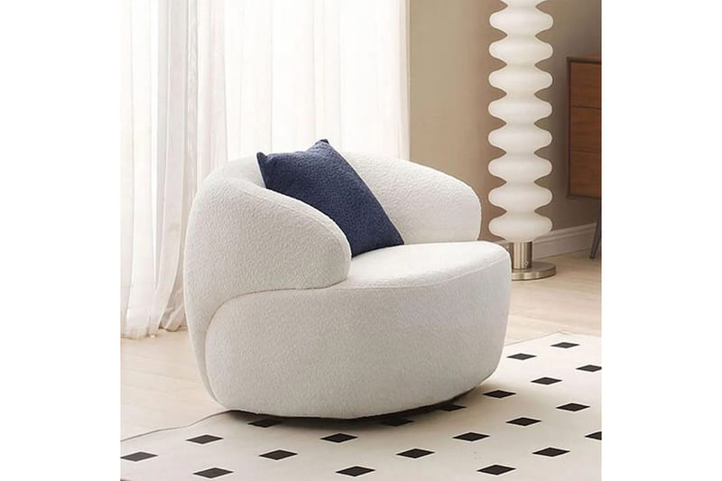 Hungirr Lenestol - Hvit - Møbler - Stoler & lenestoler - Lenestoler