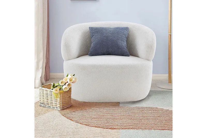 Hungirr Lenestol - Hvit - Møbler - Stoler & lenestoler - Lenestoler