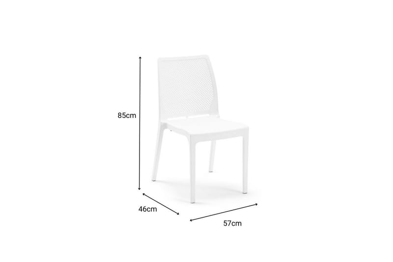 Icon Spisestol - Hvit - Møbler - Stoler & lenestoler - Spisestuestoler & kjøkkenstoler