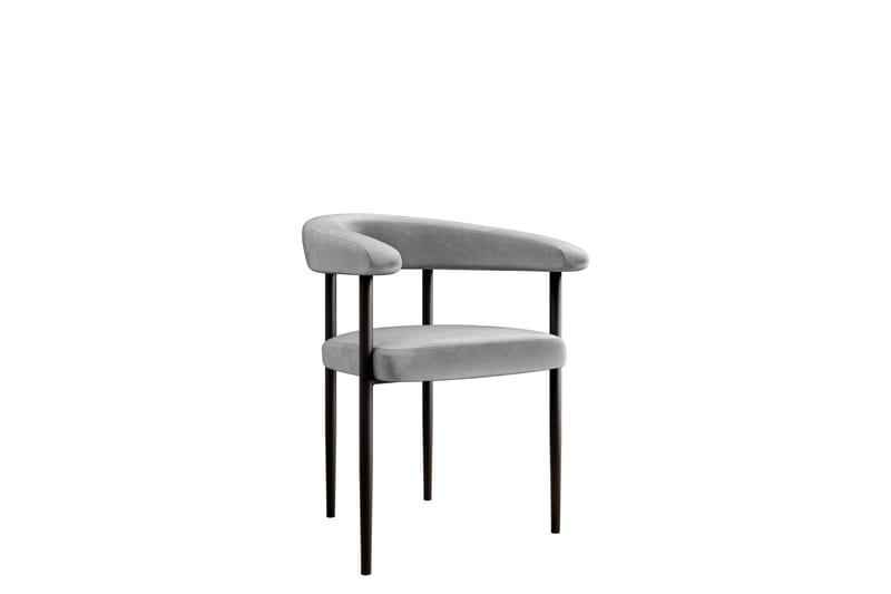 Jacklyn Lenestol, Lys grå/Svart