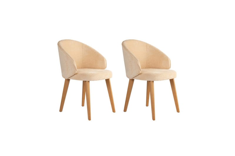 Janta Spisestol - Beige/Mørkfarget tre - Møbler - Stoler & lenestoler - Spisestuestoler & kjøkkenstoler