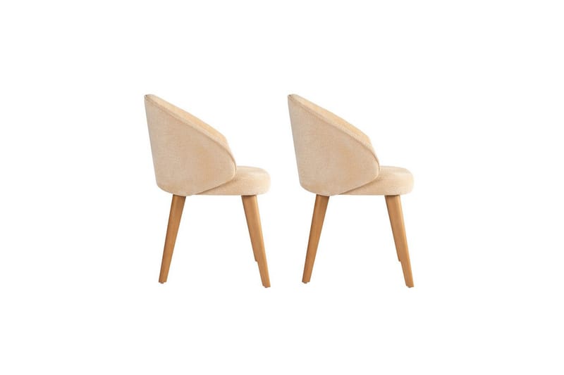 Janta Spisestol - Beige/Mørkfarget tre - Møbler - Stoler & lenestoler - Spisestuestoler & kjøkkenstoler