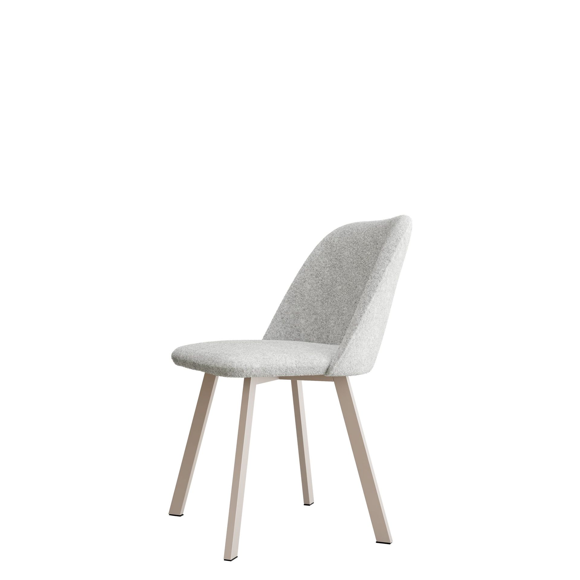 Jarlen Spisestol - lysegrå og beige