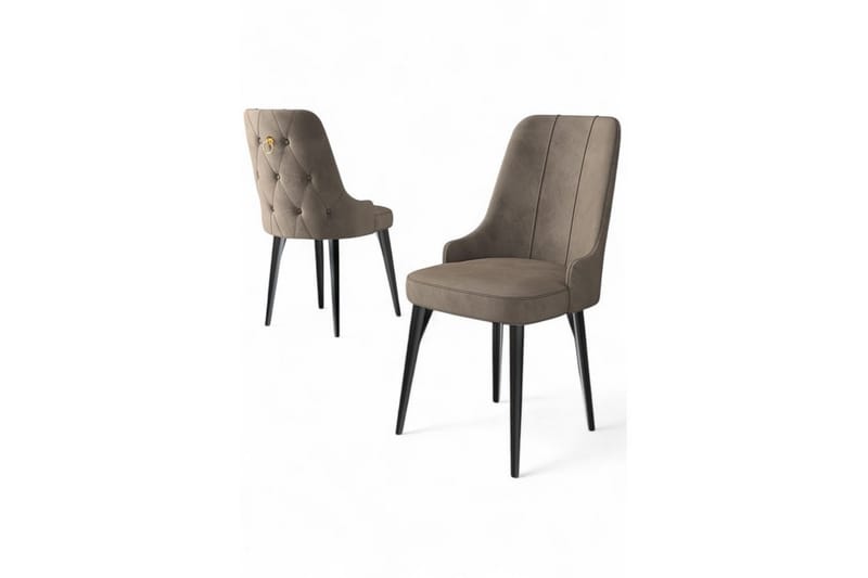 Jebi Spisestol - Beige/Svart - Møbler - Stoler & lenestoler - Spisestuestoler & kjøkkenstoler
