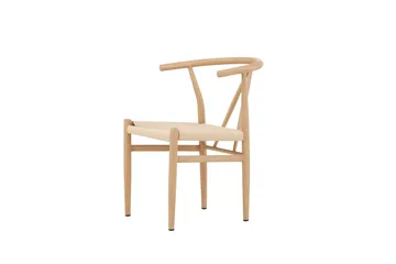 Alfons Armstol - Beige - Møbler - Stoler & lenestoler - Karmstoler
