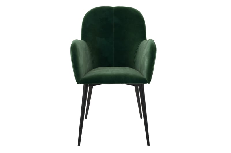 Fitz Lenestol Grønn/Fløyel - Dorel Home - Møbler - Stoler & lenestoler - Karmstoler