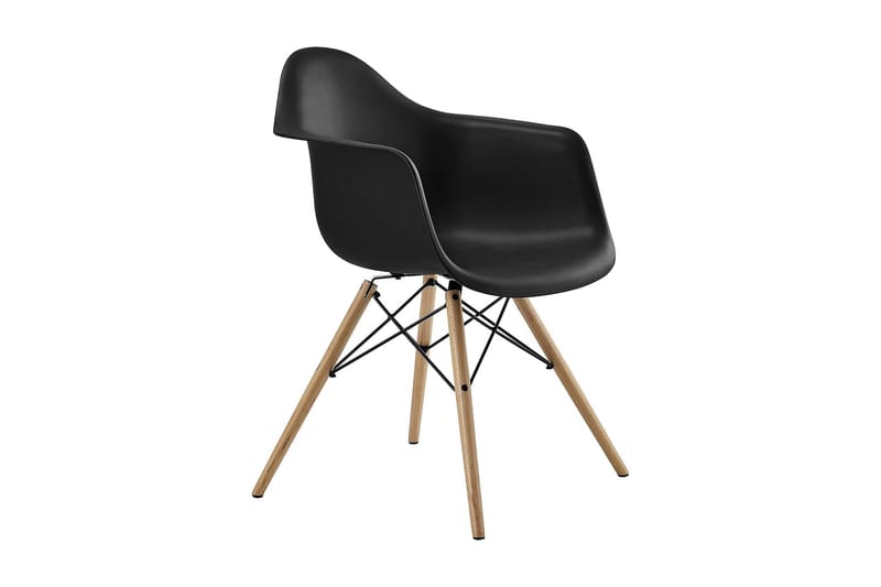 Mid Century Karmstol Svart - Dorel Home - Møbler - Stoler & lenestoler - Karmstoler