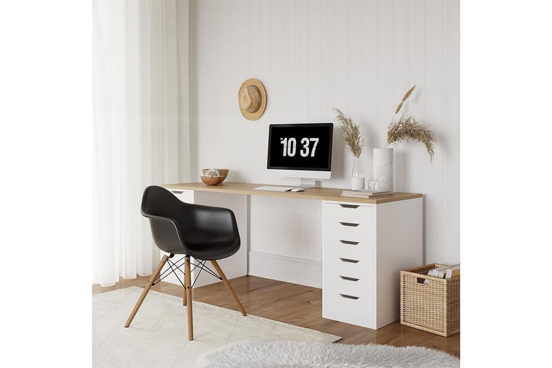 Mid Century Karmstol Svart - Dorel Home - Møbler - Stoler & lenestoler - Karmstoler