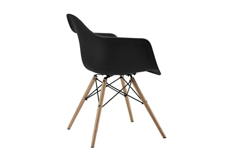 Mid Century Karmstol Svart - Dorel Home - Møbler - Stoler & lenestoler - Karmstoler