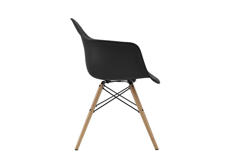 Mid Century Karmstol Svart - Dorel Home - Møbler - Stoler & lenestoler - Karmstoler