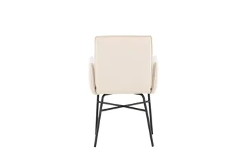 Petra Armlene Stol - Beige - Møbler - Stoler & lenestoler - Karmstoler