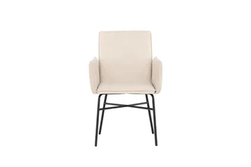 Petra Armlene Stol - Beige - Møbler - Stoler & lenestoler - Karmstoler