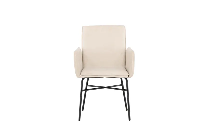 Petra Armlene Stol - Beige - Møbler - Stoler & lenestoler - Karmstoler