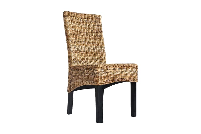 Spisestoler 4 stk abaca og heltre mango - Brun - Møbler - Stoler & lenestoler - Karmstoler