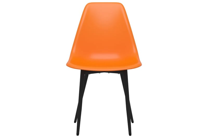Spisestoler 4 stk oransje PP - Oransj - Spisestuestoler & kjøkkenstoler - Karmstoler