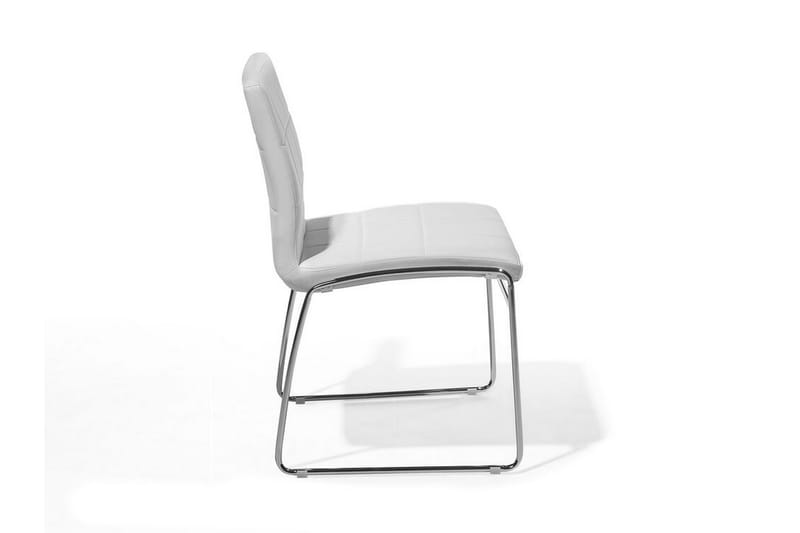 Kiron Stol 2-pk - Hvit - Spisestuestoler & kjøkkenstoler