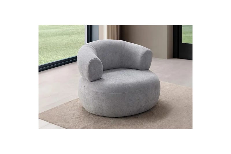 Kollumber Lenestol - Grå - Møbler - Stoler & lenestoler - Lenestoler