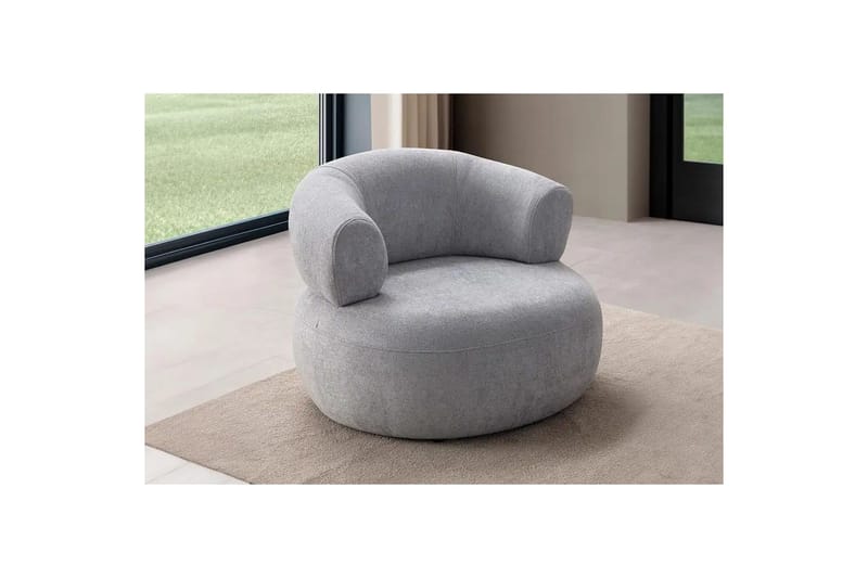 Kollumber Lenestol - Grå - Møbler - Stoler & lenestoler - Lenestoler