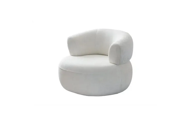 Kollumber Lenestol - Hvit - Møbler - Stoler & lenestoler - Lenestoler