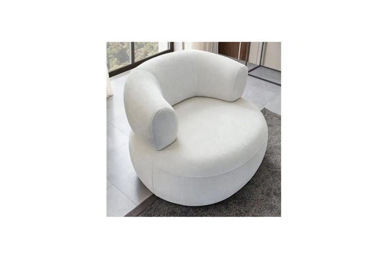 Kollumber Lenestol - Hvit - Møbler - Stoler & lenestoler - Lenestoler