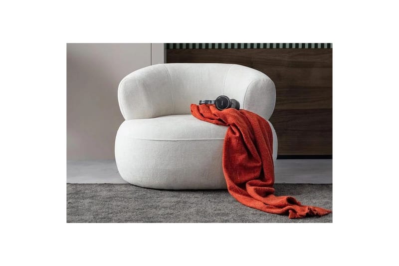 Kollumber Lenestol - Hvit - Møbler - Stoler & lenestoler - Lenestoler