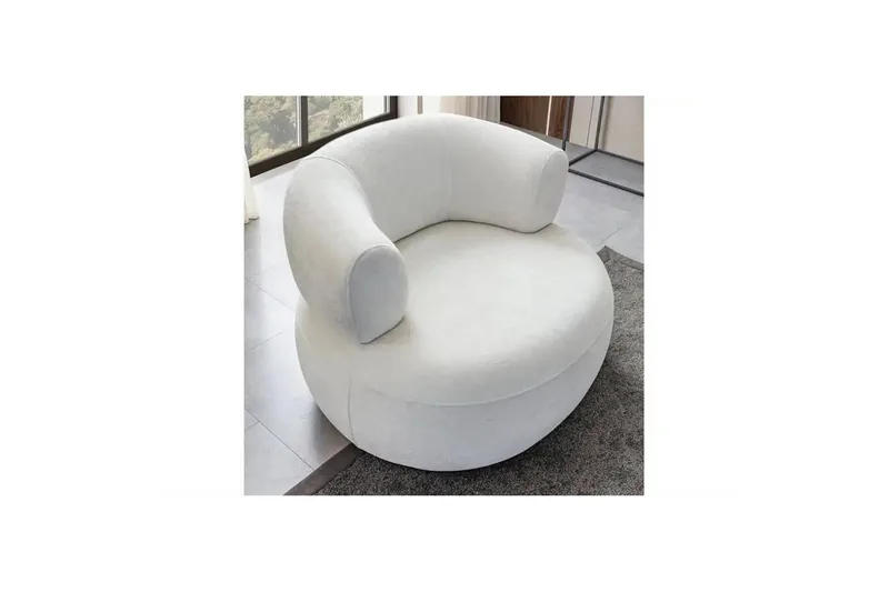 Kollumber Lenestol - Hvit - Møbler - Stoler & lenestoler - Lenestoler