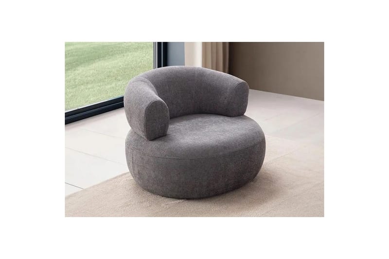 Kollumber Lenestol - Mørkgrå - Møbler - Stoler & lenestoler - Lenestoler