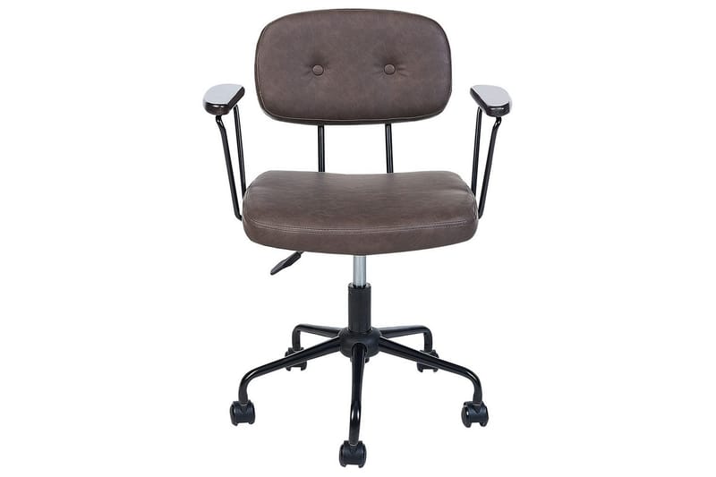 Kontorstol Algerita Mørk brun - Mørk brun - Møbler - Stoler & lenestoler - Kontorstol & skrivebordsstol