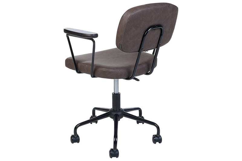 Kontorstol Algerita Mørk brun - Mørk brun - Møbler - Stoler & lenestoler - Kontorstol & skrivebordsstol