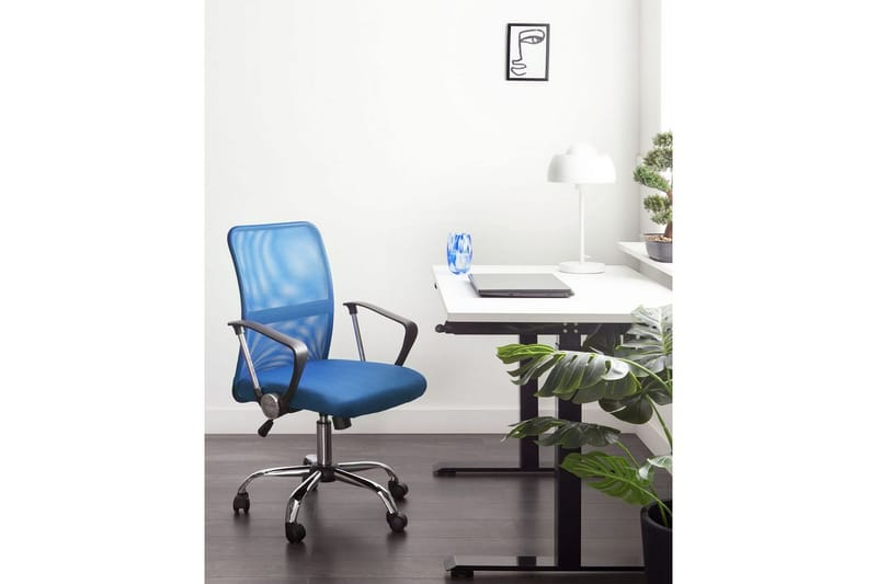 Kontorstol Best Blå/Sølv/Blå - Blå/Sølv/Blå - Møbler - Stoler & lenestoler - Kontorstol & skrivebordsstol