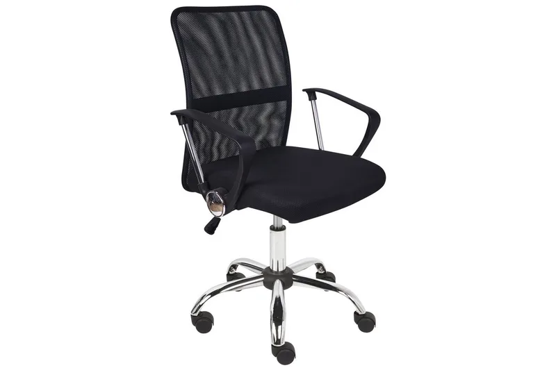 Kontorstol Best Svart/Sølv - Svart/Sølv - Møbler - Stoler & lenestoler - Kontorstol & skrivebordsstol