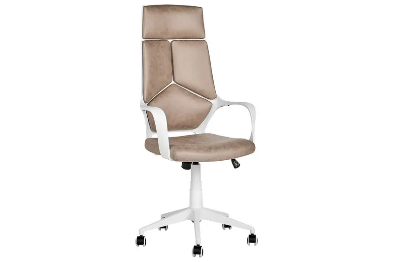 Kontorstol Delight Beige/hvit - Beige/hvit - Møbler - Stoler & lenestoler - Kontorstol & skrivebordsstol