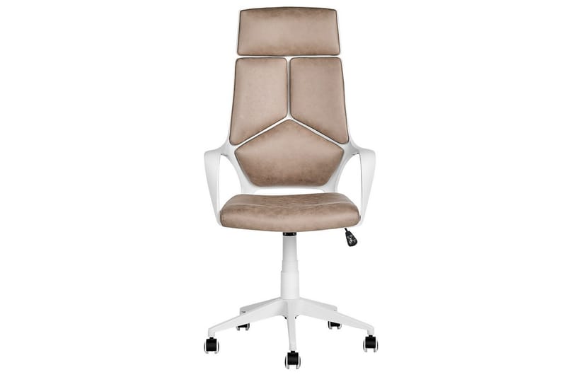 Kontorstol Delight Beige/hvit - Beige/hvit - Møbler - Stoler & lenestoler - Kontorstol & skrivebordsstol