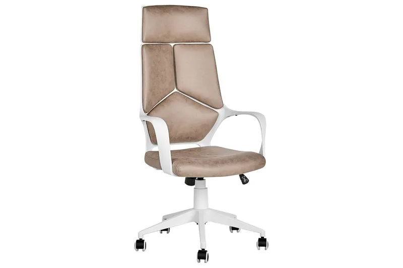 Kontorstol Delight Beige/hvit - Beige/hvit - Møbler - Stoler & lenestoler - Kontorstol & skrivebordsstol