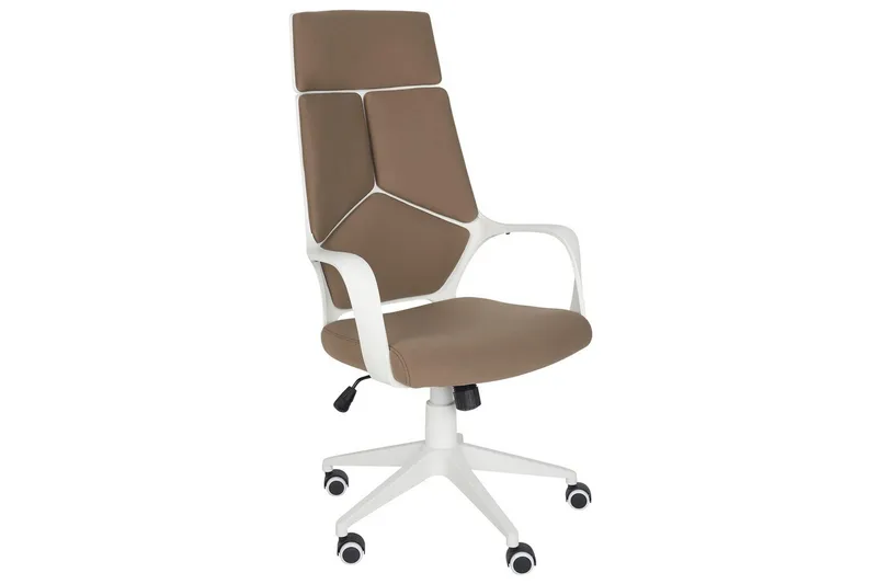 Kontorstol Delight Brun/Hvit - Brun/Hvit - Møbler - Stoler & lenestoler - Kontorstol & skrivebordsstol