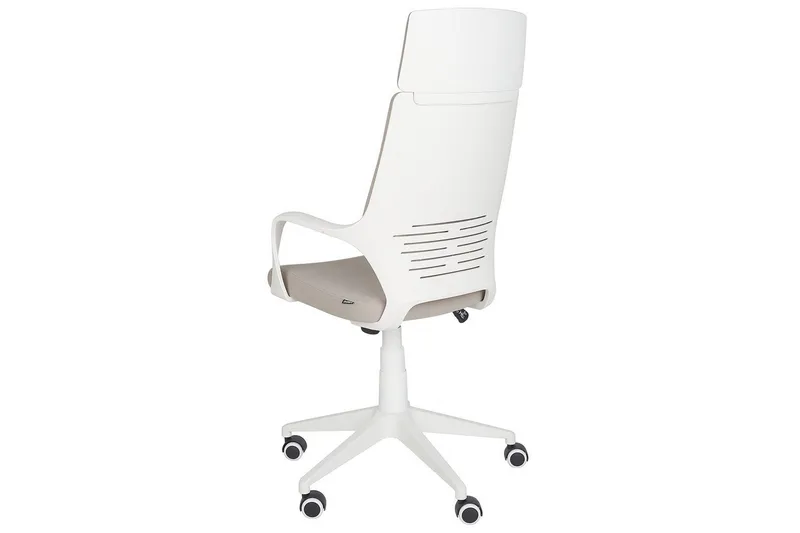 Kontorstol Delight Taupe/hvit - Taupe/hvit - Møbler - Stoler & lenestoler - Kontorstol & skrivebordsstol