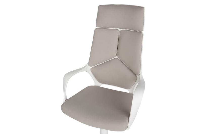 Kontorstol Delight Taupe/hvit - Taupe/hvit - Møbler - Stoler & lenestoler - Kontorstol & skrivebordsstol