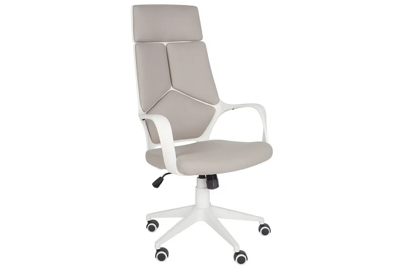 Kontorstol Delight Taupe/hvit - Taupe/hvit - Møbler - Stoler & lenestoler - Kontorstol & skrivebordsstol